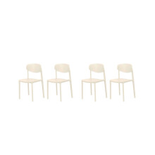 2 x 1/6 Dollhouse Accessories Bjd Ob11 Miniature Dollhouse Furniture Model Dining Room Chair Creamy Apricot