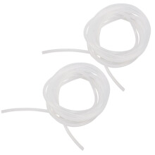 2 x 1mm x 3mm Food Grade Silicone Tube Beer Water Air Hose Pipe 2 Meters