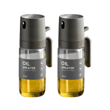 2 x 250 ml Speiseöl, vielseitige, nachfüllbare Sprühflaschen, Olivenölsprüher aus Edelstahl für Heißluftfritteuse,