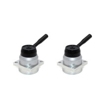 2 x 3-Positionen 4-Wege-Pneumatik-Handhebelventil G1/4 Zoll Durchmesser K34R6-8D manuelles Wegeventil
