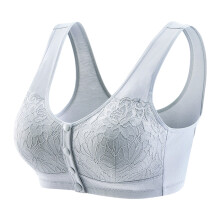 Supportive Large Size Bras For Older Women-Silver gray 36 80