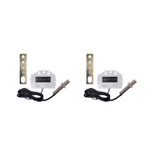 2 x 5-stelliger elektronischer Digitalzähler mit Näherungssensor, industriellem Magnetschalter, Stempelzähler,
