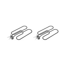 2x 66631 / 65620 Elektrogrill-Ersatzteile Heizelemente 2200 W für Q140 / Q1400 EU-Stecker