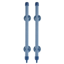 2 x 7-inch air stone aquarium bubble wall tube with 4 suction cups
