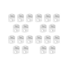 120 Acrylic Embroidery Floss Drops, Transparent Embroidery Floss Organizers, Narrow Yarn Spools, Cross Stitch Yarn Spools