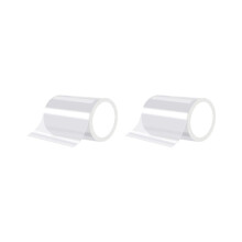 2x Anti-Scratch Furniture Protector - Single-Sided Couch Protector for Cats, Self-Adhesive Cat Tape 0.4 mm x 20 cm x 3 Meters