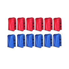 12-pack Dodgeball Training Vests, Football Practice Jerseys, Training Vests for Children for Indoor/Outdoor Playgrounds, Size M
