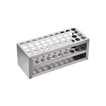 14 mm 40-Hole Aluminum Test Tube Rack Multifunctional Laboratory Test Tube Holder Laboratory Equipment