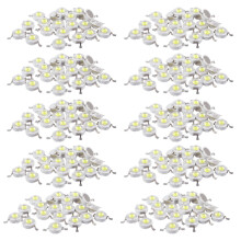 200 Stück Hochleistungs-LED-Strahler mit 2-Pin-Anschluss, 3 W, weiß, mit Körnung, 170–190 lm, 6000 K