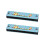 2X Wooden Giraffe Pattern Dual Row 32 Hole Children's Harmonica Blue 1
