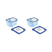 2x Transparenter, schwimmender Ölbecher für Motorradvergaser, Vergaserbodendeckel für Keihin Pwk Koso
