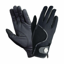 (XL, Black) Coldstream Unisex Adult Swinton Combi Mesh Riding Gloves