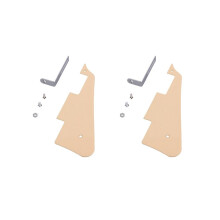 2x Gitarren-Schlagbrett, cremefarben, einlagig, Schutzplatte, für LP-Gitarrenteile