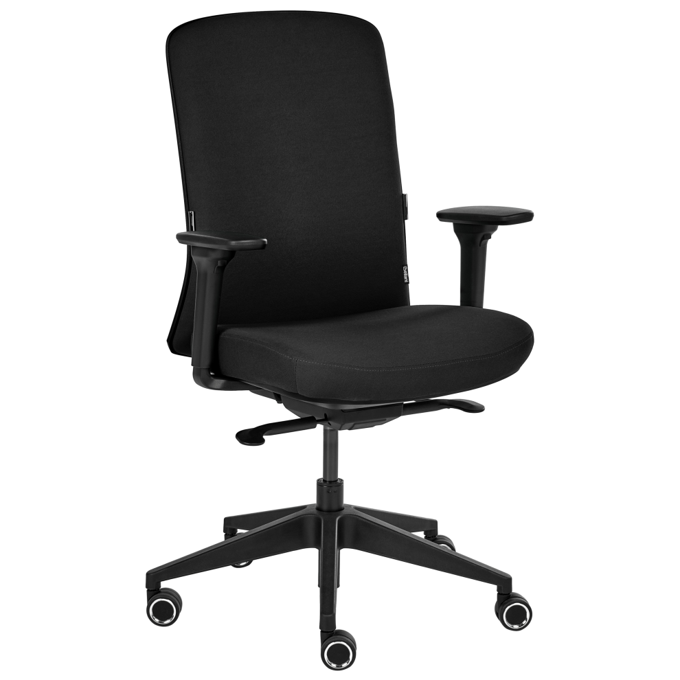 Beliani Office Chair Kamilon Fabric Black