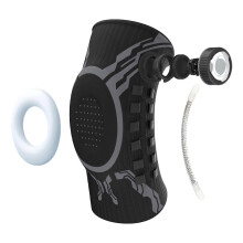Ergonomic Knee Support Sleeve Compaction Knee-Black Left L