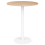 Beliani Bar Table MORELLA Light Brown/ White 80 cm 80 cm 1