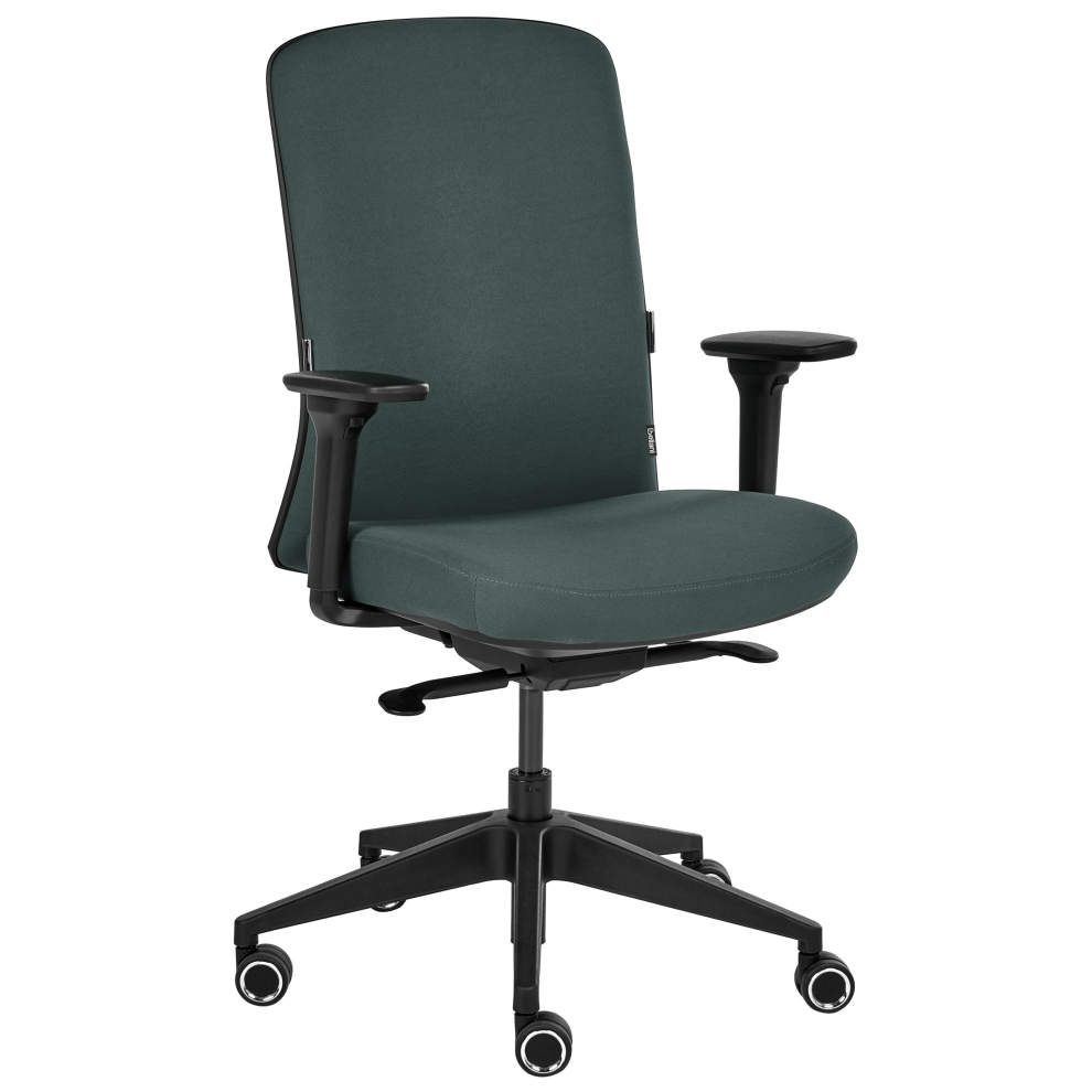 Beliani Office Chair Kamilon Fabric Dark Green