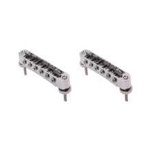 2x LP Bridge Tune O Matic Bridge Verstellbare verchromte Gitarrenbrücke für Gitarren Musikalisches Ersatzteil