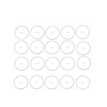 20x Ersatz-Dichtungsringe aus Silikonkautschuk für elektrische Schnellkochtöpfe (5-6 l)
