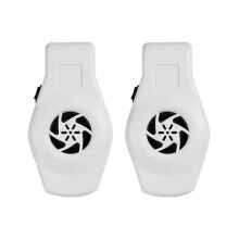 2x White Quiet Fans for Cooling Aquariums, Aquarium Cooling Fan, Small Portable Cooling Fan