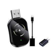 3-in-1 Wireless CarPlay Adapter: Android Auto, CarPlay, + WLAN, USB-Dongle, Kabelgebundenes CarPlay