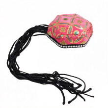 Chapeau Hexagonal scintillant avec tresses-Tresse Rose Red Hat 8