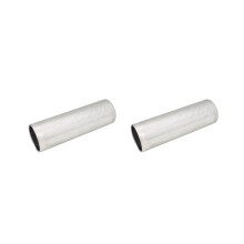 2x Professionelles großes Guiro aus Edelstahl mit Schaber, lateinamerikanisches Merengue-Trommelset,