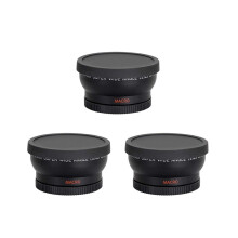 3-teiliger 58-mm-0,45x-Konverter mit Weitwinkelobjektiv und Makroaufsatz für Rebel T6, T6I, SL1, T5,