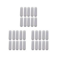 30 pieces PTFE magnetic stirrer mixer stirring rod laboratory rod stirring plate magnetic stirring rod magnetic (7X25mm)