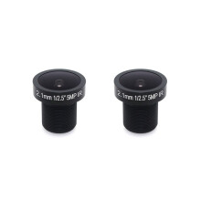 2-fach Fisheye-Objektiv, 2,1 mm 5-Megapixel-Objektiv, Weitwinkelobjektiv, HD-Netzwerkobjektiv, 180-Weitwinkel