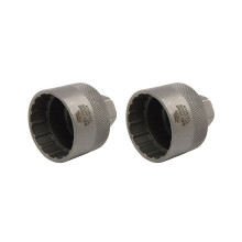 2X BIKE HAND Bicycle Bottom Bracket Tool Yc-29Bb Repair Wrench for Hollowtech Chain Kit Disassembly Tool Grey