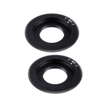 2x C-Mount-Objektiv – Micro Four Thirds (für Kameragehäuse-Objektivanschlussadapter C – M4/3)