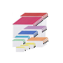 32 Netztaschen mit Reißverschluss, zur Organisation, 8 Größen, Netztaschen mit Reißverschluss, für Reisen,