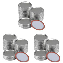 300x Standard-Münzdeckel (70 mm) für Einmachgläser und Konserven, wiederverwendbare, auslaufsichere