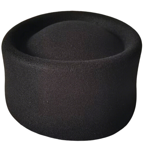 British Trendy Style Solid Color Beret Hat For Women-Black