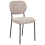 Beliani Set of 2 Dining Chairs LOLETA Fabric Light Brown 4
