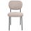 Beliani Set of 2 Dining Chairs LOLETA Fabric Light Brown 5