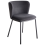 Beliani Set of 2 Dining Chairs MINA Fabric Black 4
