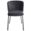 Beliani Set of 2 Dining Chairs MINA Fabric Black 5