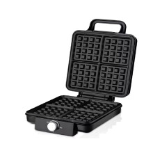 Waffeleisen für 4 Waffeln, 1500 W, Doppelheizung, Antihaftbeschichtung, Pfannkuchenofen, Pfannkuchenmaschine,