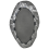 Beliani Wall Mirror LOGNES 56 cm 95 cm Black 2
