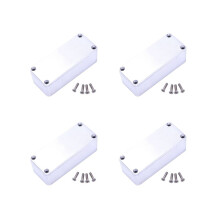 4-teiliges Aluminium-Effektpedalgehäuse im 1590A-Stil für Gitarre