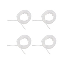 4 pieces 1mm x 3mm silicone food grade tubing beer water air hose pipe 2 meters