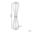 Beliani Coat Stand ORDWAY Black 3