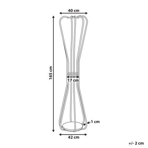 Beliani Coat Stand ORDWAY Black 2