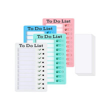 Tablero de lista de tareas de 4 partes, tablero de notas borrable, tabla de tareas, tablero de lista