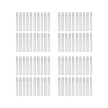 400 pieces 12 x 100 mm transparent laboratory reagent glass vials with push caps, school laboratory supplies