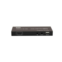 4K HD KVM 2-in-1-out, HD 2.1 KVM 4K 60Hz für 2 Computer, die sich einen Monitor teilen