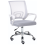 Beliani Office Chair SOLID Light Grey 3