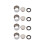 4 pieces 20mm internal thread water-saving tap outlet aerator nozzle 1